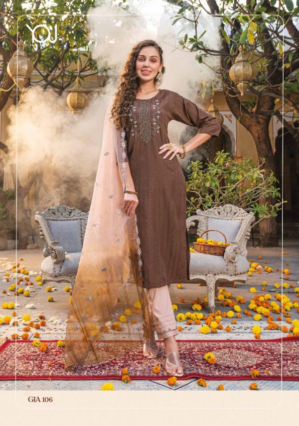 Wanna Gia 101 Fancy Wear Plus Size Kurti Collection